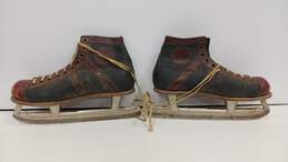 Vintage Men's Leather Invictus Hyde Athletic Shoe Silver Arrow Skate