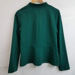 Tommy Hilfiger forest green button up jacket women's 8 alternative image