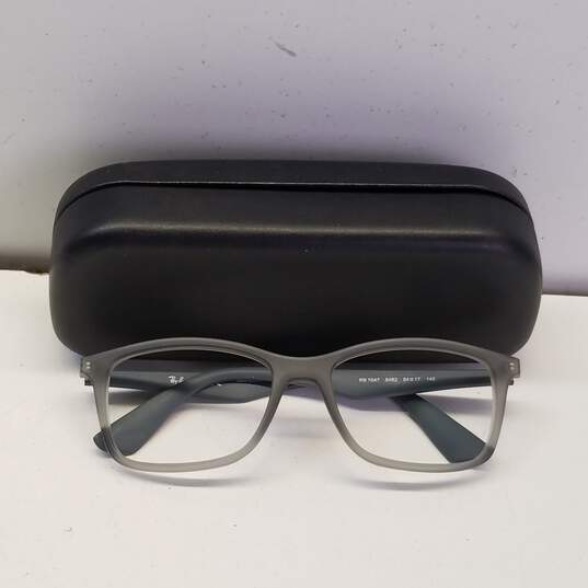 Ray-Ban Browline Clear Gray Eyeglasses Rx (Frame) image number 1