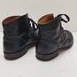 Frye Leather Bowerly Lace Up Boots Black 10 image number 4