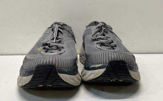 Hoka Men's Bondi 7 Grey Running Shoes Sz. 11 image number 2
