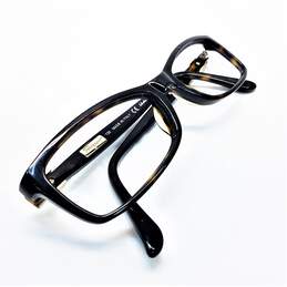 Salvatore Ferragamo Tortoise Rectangle Eyeglasses