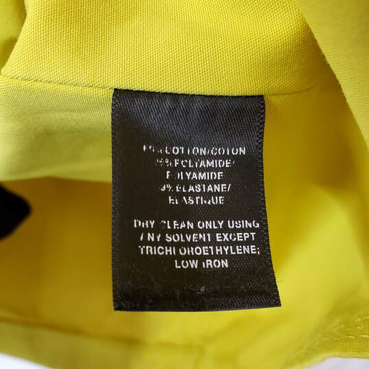 Yellow Snap Button Front Jacket Size L image number 5