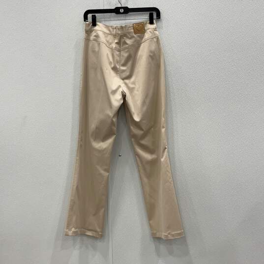 Escada Womens Tan 5-Pocket Design Straight Leg Ankle Pants Size 38 With COA image number 2