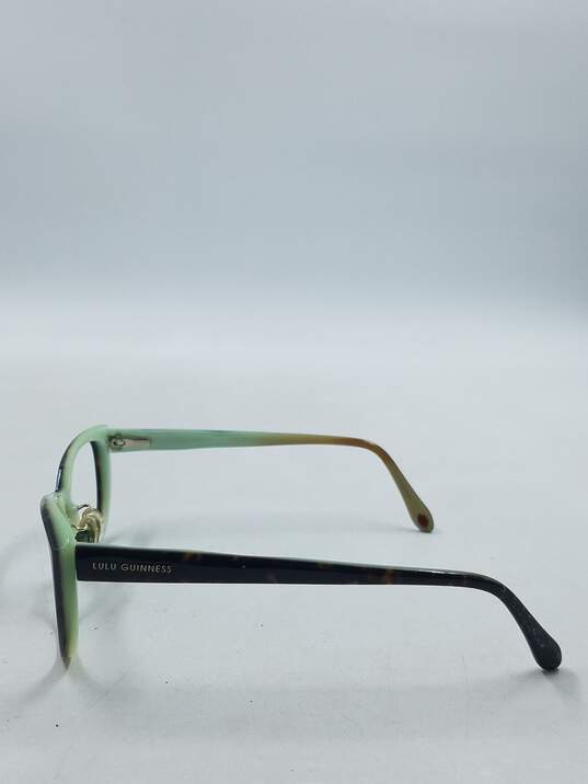 Lulu Guinness Tortoise Oval Eyeglasses image number 4
