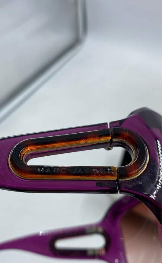 Marc Jacobs Purple Sunglasses - Size One Size image number 6