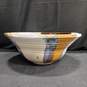Large 16" Multicolor Pottery Decorative Bowl image number 4