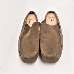 Ugg Alamar Moc Toe Loafer Slippers Suede Leather w/ Wool Footbed Men's 13 alternative image