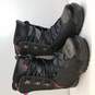 Triple Nickel Snow Boots Black Purple Womens Size 9 image number 3