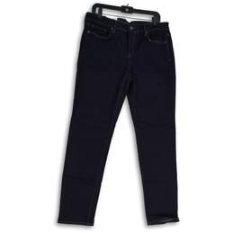 NWT Calvin Klein Womens Blue Denim Dark Wash Ultimate Skinny Jeans Size W33 L32