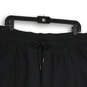 NWT Womens Black Elastic Waist Slash Pocket Sweat Short Size 3X image number 3
