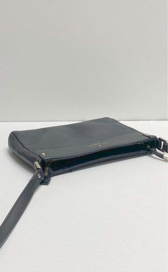 Kate Spade Black Leather Zip Crossbody Bag image number 5