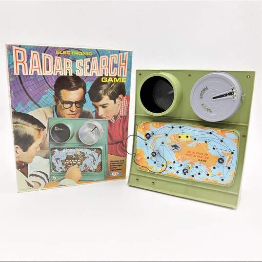 Ideal Electronic Radar Search Battery Operated Game 1969 IOB image number 1