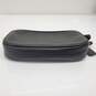 Coach Sadie Black Pebbled Leather Double Zip Small Crossbody Clutch Bag image number 3