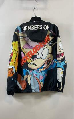 Member Only Nickelodeon Rugrats Mens Multicolor Hooded Windbreaker Jacket Sz XL alternative image