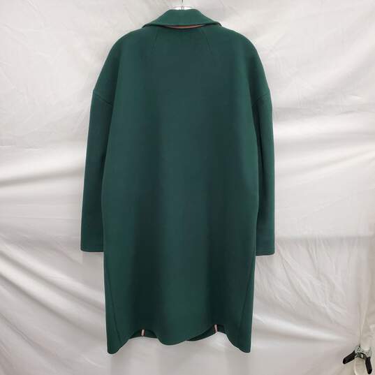 NWT Top Shop WM's Wool Blend Oversized Green Slouchy Jacket Size 10 image number 2