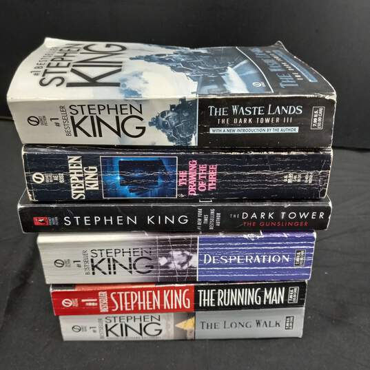 6pc Lot of Assorted Paperback Stephen King Novels image number 1