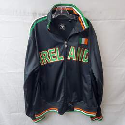 Ghast Black Ireland Zip Up Sweatshirt Size 2XL