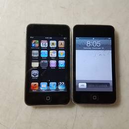 Lot of Two Apple iPod touch 2nd Gen Model A1288 storage 8GB