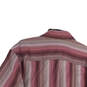 NWT Mens Purple Striped Long Sleeve Regular Fit Button-Up Shirt Size XL image number 3