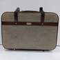 Vintage Samsonite Woven Suitcase w/Wheels image number 5
