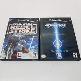 Star Wars Rebel Strike & Star Wars Jedi Outcast Nintendo GameCube Games