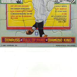 1985 HOF Lou Gehrig Donruss Diamond Kings Puzzle New York Yankees alternative image