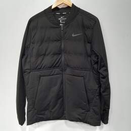 Nike Golf Aeroloft Black Lightweight Full Zip Jacket Size Large