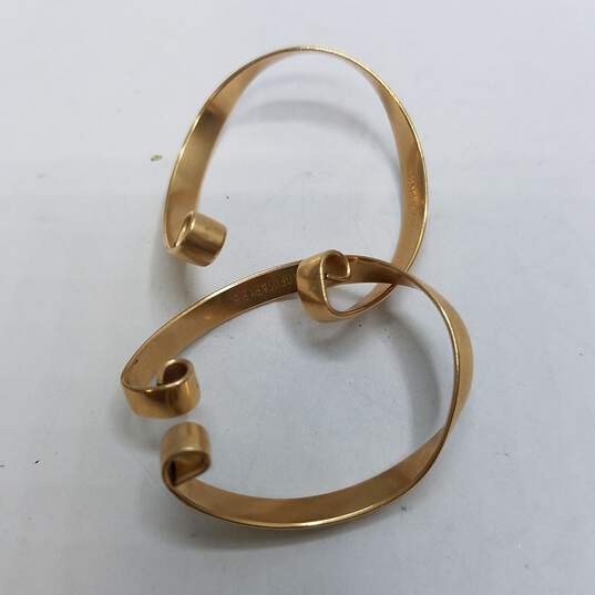 Barbara Barnett Gold Filled Hooker Earring 7.8g image number 6