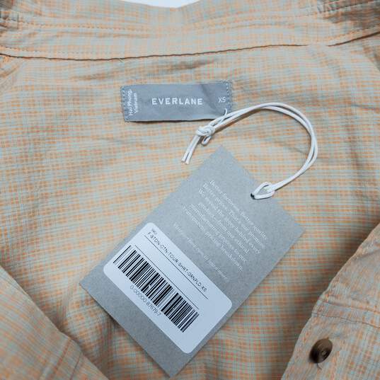 Everlane Button Up Short Sleeve Cotton Shirt NWT Size XS image number 3