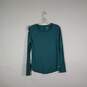 Womens Round Neck Long Sleeve Pullover Activewear Top Size Medium image number 1