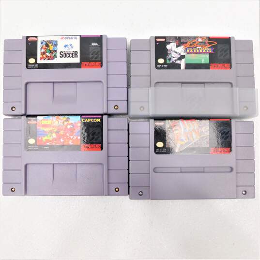 Super Nintendo SNES With 8 Games Including Mario Party & Ms. Pac-Man image number 12