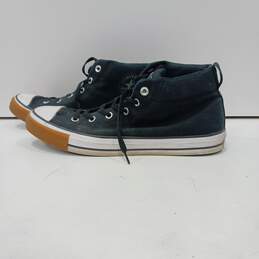Converse All Star Black Canvas 6 Eye Lave Up Mid Top Sneakers Unisex M11 - W13