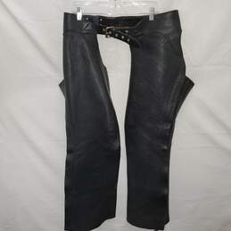 Cross Country Leathers Black Zip Leg Riding Chaps No Size
