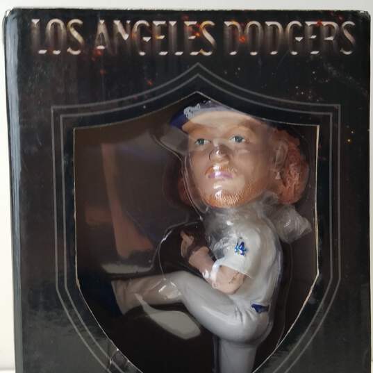 Los Angeles Dodgers Dustin Mayday (Big Red) & Chris Taylor SGA Bobblehead Collection Bundle image number 6
