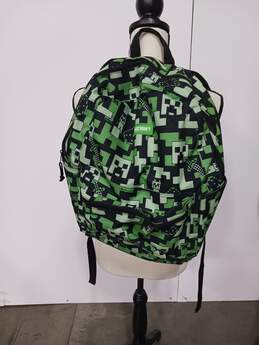 Green & Black Minecraft Backpack