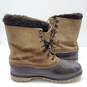 Vintage Sorel Boots Kaufman Steel Shank Brown Suede Men's Size 10 image number 1