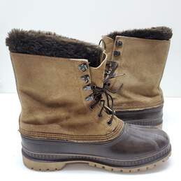 Vintage Sorel Boots Kaufman Steel Shank Brown Suede Men's Size 10