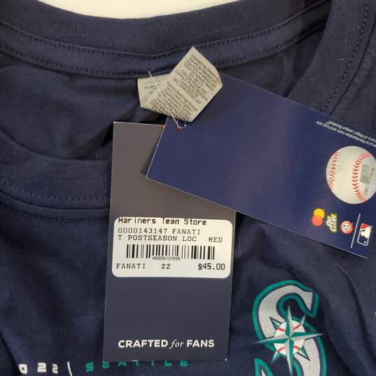 Fanatics Seattle Mariners 2022 Post Season T-Shirt NWT Size M image number 2