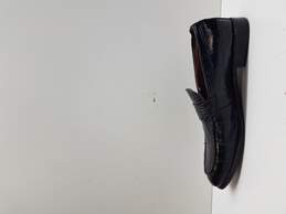 Black Leather  Genuine Snake Dress Shoes Men's Size 12 alternative image