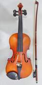 VNTG 1980's Suzuki Model 220 1/10 Size Violin w/ Case and Bow image number 4