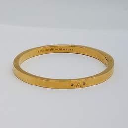 Kate Spade New York Gold Tone Hinge 7 Inch Bracelet 27.1g