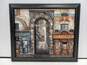 Painting of An Alley & Storefront  In Wooden Frame image number 1