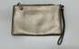 Kate Spade Gold Leather Pouch Wristlet Wallet image number 2