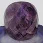Tateossian London 925 Vermeil Checkerboard Faceted Amethyst Dome Ring 30.0g image number 5