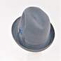 Vintage Barbisio Italy Dark Gray Felt Fedora Hat Men's SZ 6 7/8 image number 3