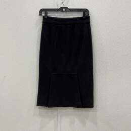 Diane Von Furstenberg Womens Black Straight & Pencil Skirt Size 2 W/COA alternative image