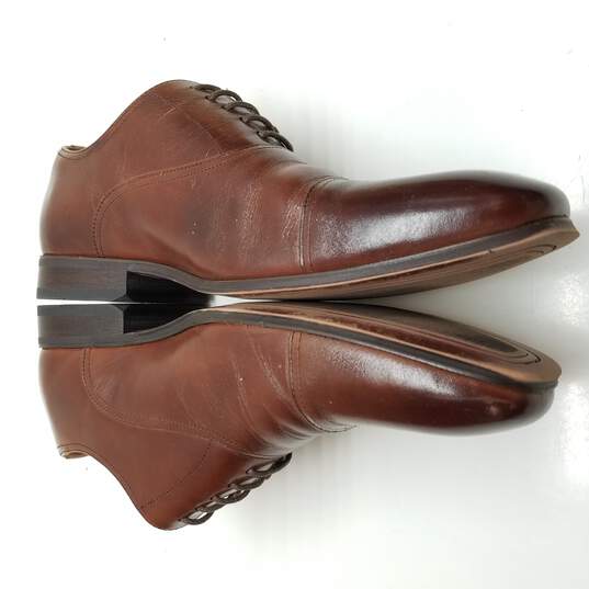 MENS FLORSHEIM SHOE COMPANY BROWN LEATHER DRESS SHOES image number 2
