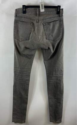 AllSaints Mens Gray Pockets Dark Wash Mid Rise Denim Skinny Jeans Size 30 alternative image