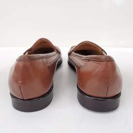 Giorgio Brutini Handcrafted Vero Cuoio Men's Size 8 Brown Leather Upper Slip-On Shoes